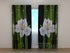Photocurtain White Orchid and Green Bamboo - Wellmira