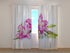 Photo Curtain Big Pink Lilies