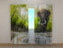 3D Curtain Big Elephant - Wellmira