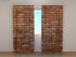 Photo Curtain Brick Brown Wall