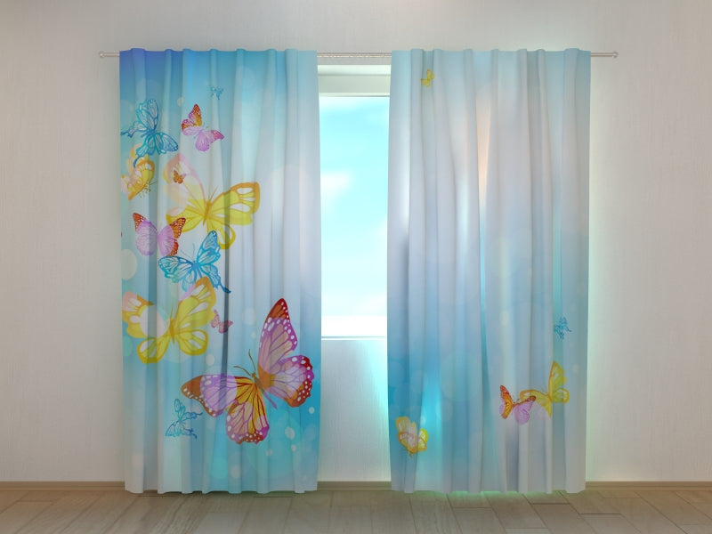 Photo Curtain Butterfly in the Sky