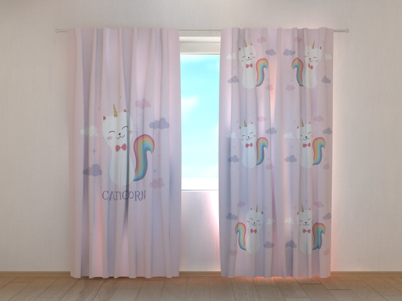 Photo Curtain Caticorn Unicorn