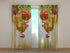 Photo Curtain Christmas Golden Glow