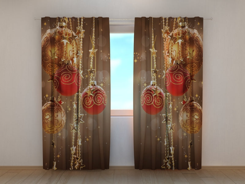 Photo Curtain Christmas Shine