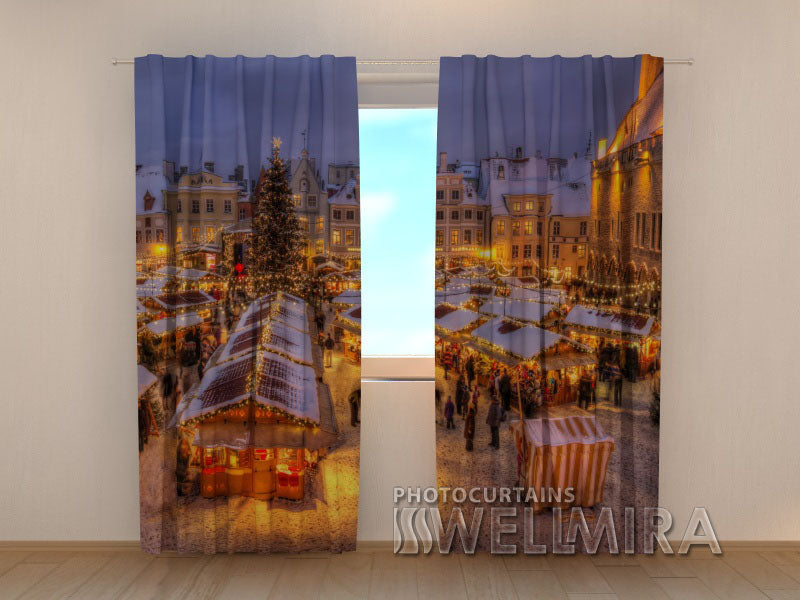 3D Curtain Christmas Fair in Tallinn - Wellmira