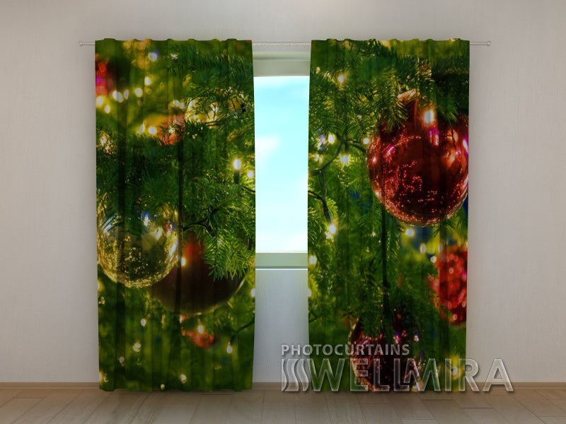 Photo Curtain Christmas Tree 3 - Wellmira