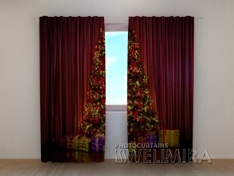 Photo Curtain Christmas Tree - Wellmira