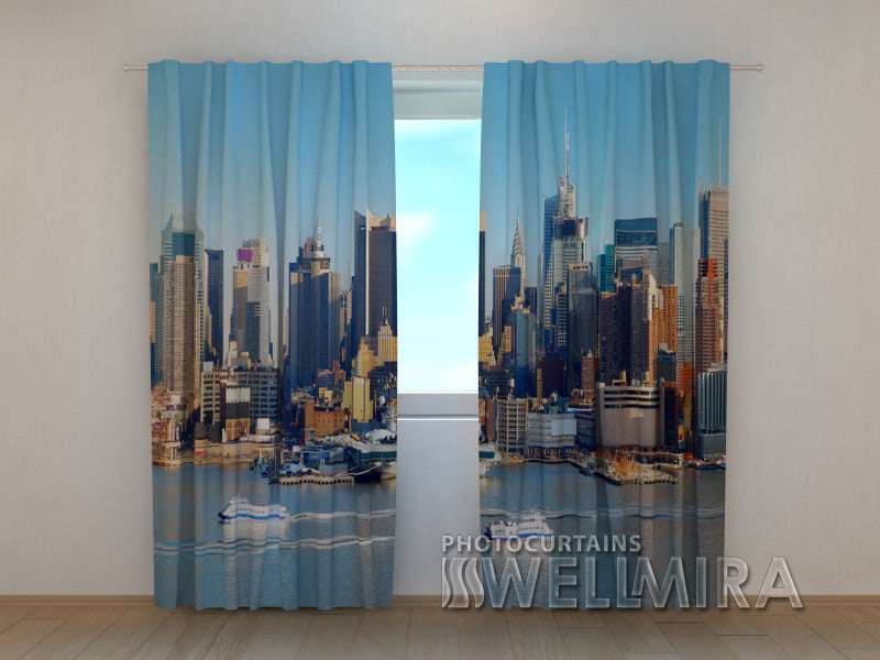 3D Curtain City Harbor 2 - Wellmira