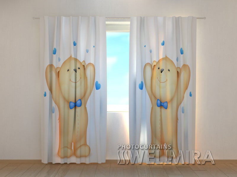 3D Curtain Cute Bears - Wellmira