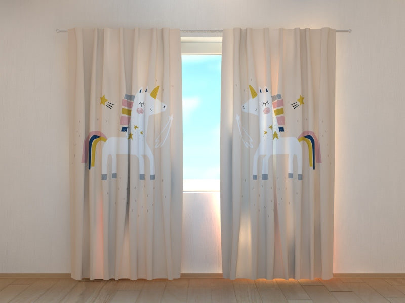 Photo Curtain Dreaming Unicorn 2