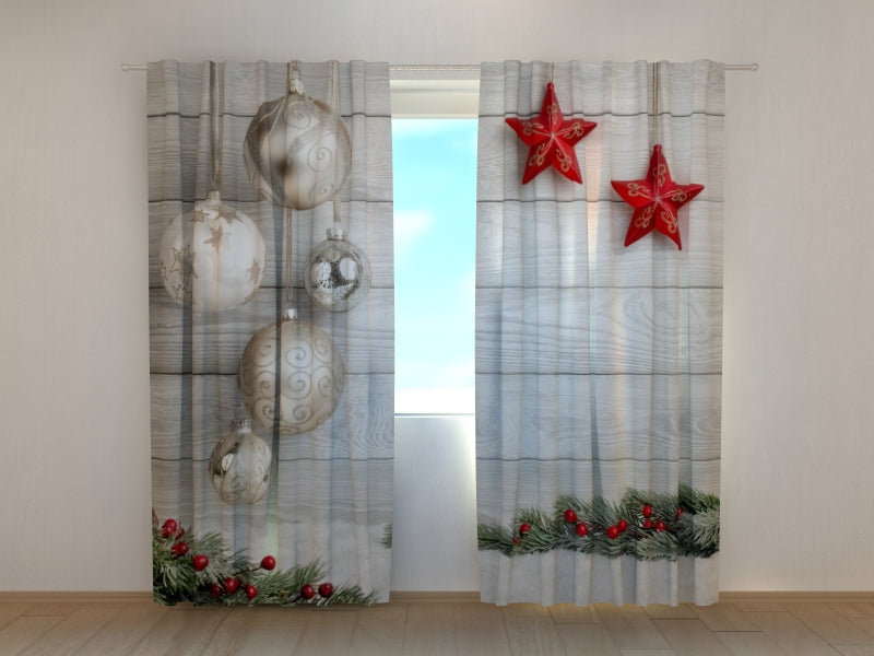 Photo Curtain Elegant Christmas Decorations