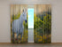 Photo Curtain Elegant White Horse