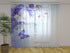 Photo Curtain Blue Irises - Wellmira