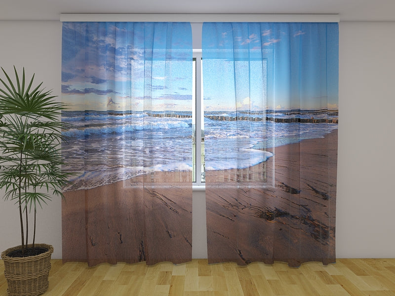 Photo Curtain Morning on the Beach