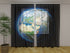 Photo Curtain Planet Earth - Wellmira