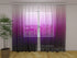 Photo Net Curtain Purple Watercolor Ombre - Wellmira