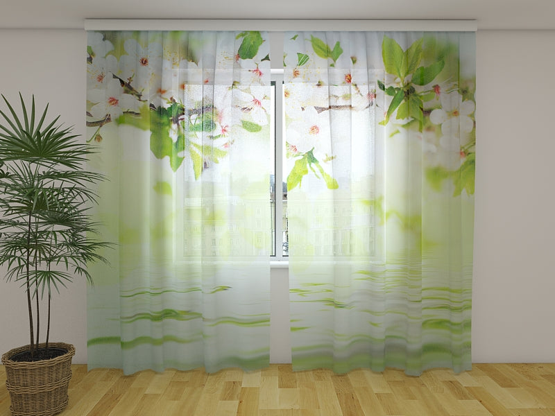 Photo Curtain Spring Bloom