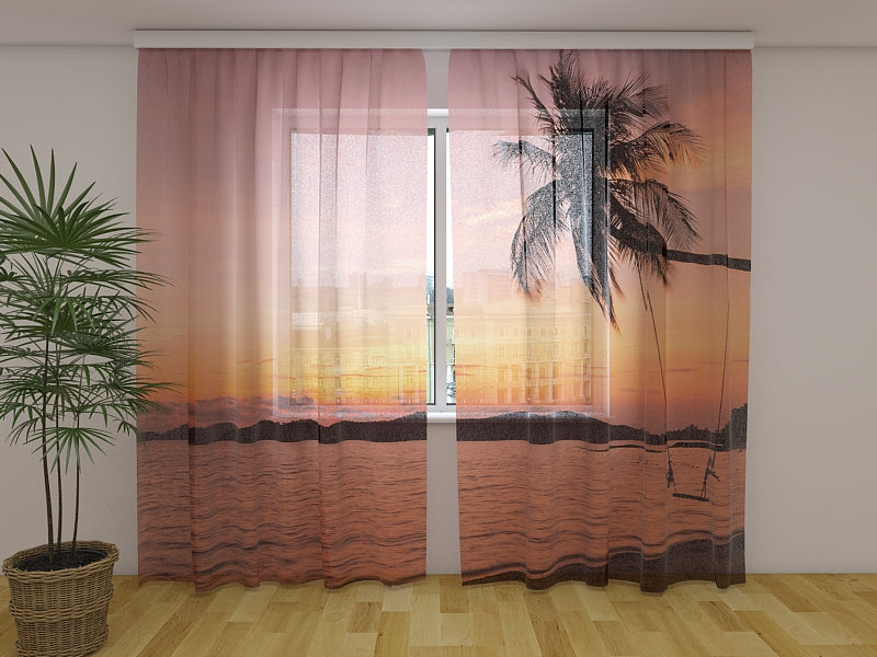 Photo Curtain Swings on the Ocean
