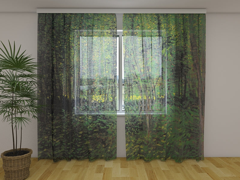 Photocurtain Trees and Undergrowth Vincent van Gogh - Wellmira