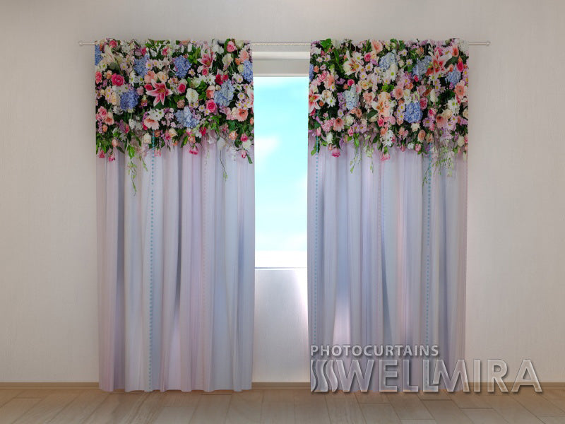 Photo Curtain Flower Lambrequins. Fantasy - Wellmira