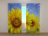 Photo Curtain Flowers of the Sun - Wellmira