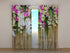 Photo Curtain Flowers on Bamboo - Wellmira