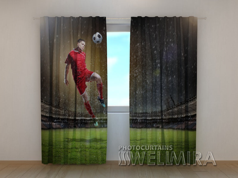 Photo Curtain Footballer