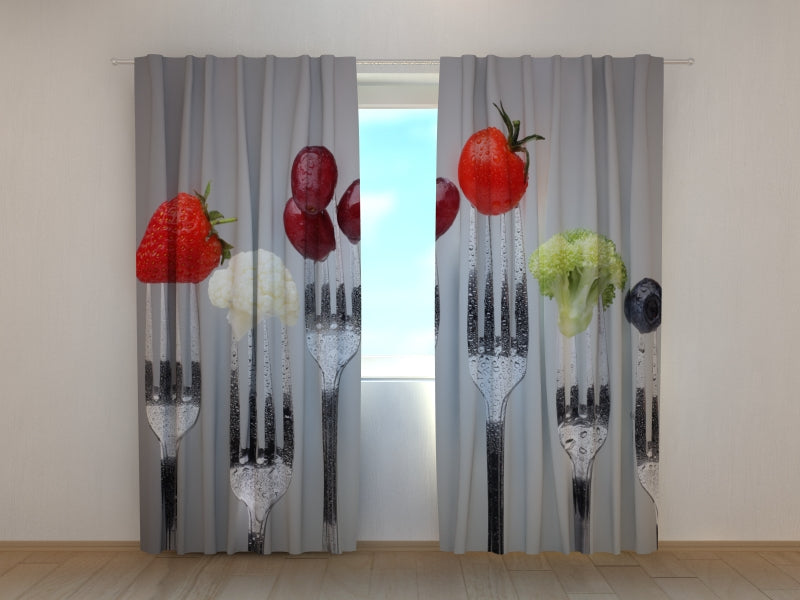 Fourchettes à rideaux photo