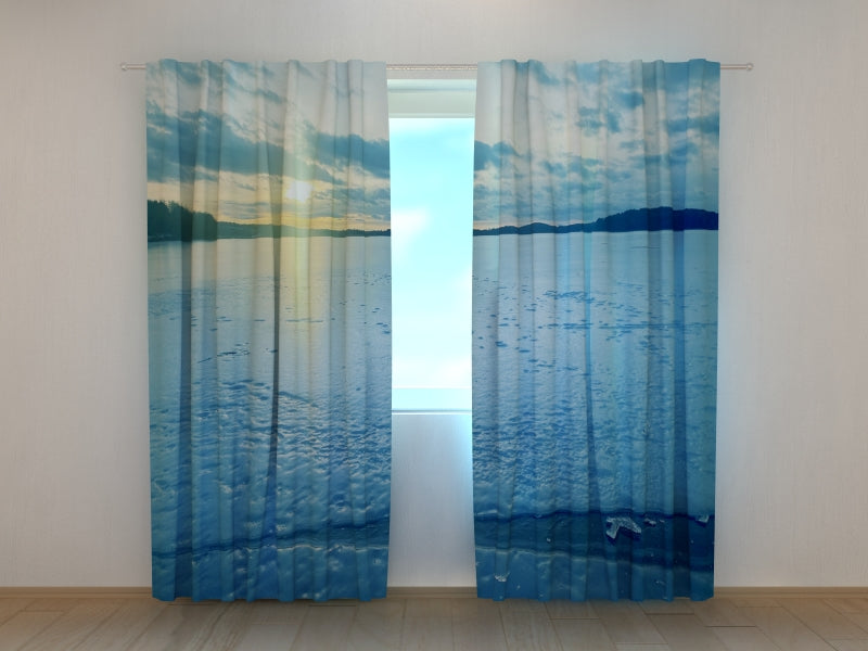 Photo Curtain Frozen Lake