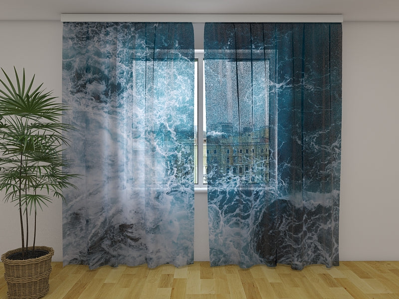 Photo Curtain Amazing Ocean Waves