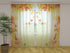 Photo Curtain Autumn Falling Leaves