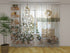 Photo Curtain Christmas Tree and Big Clock