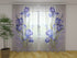 Photo Curtain Delicate Blue Irises
