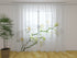 Photo Curtain Delicate White Orchid