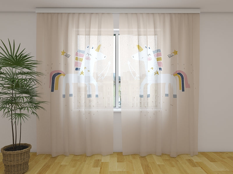 Photo Curtain Dreaming Unicorn 2