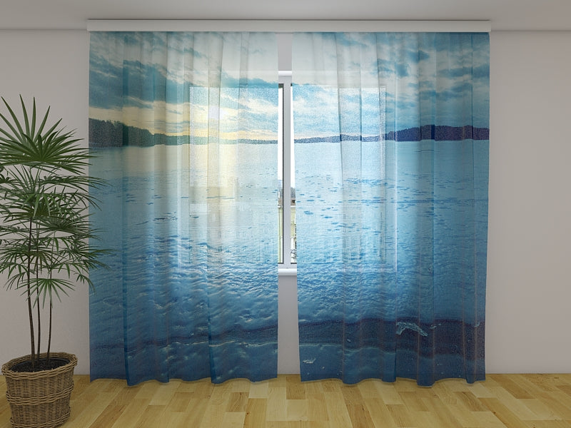 Photo Curtain Frozen Lake