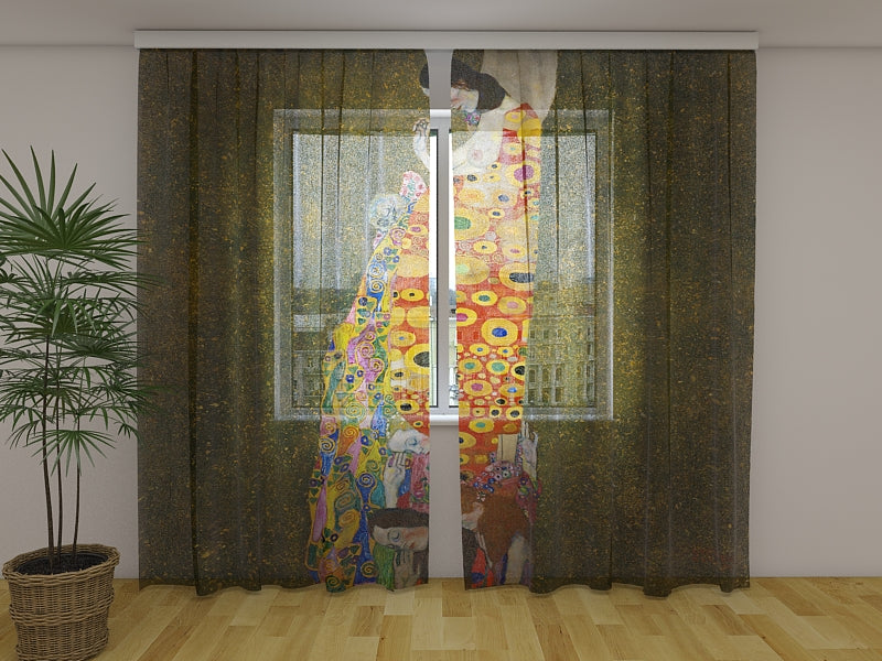 Rideau photo Gustav Klimt Espoir II
