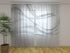 Photo Curtain Light Gray Abstraction