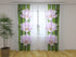 Photo Curtain Pink Orchids and Bamboo