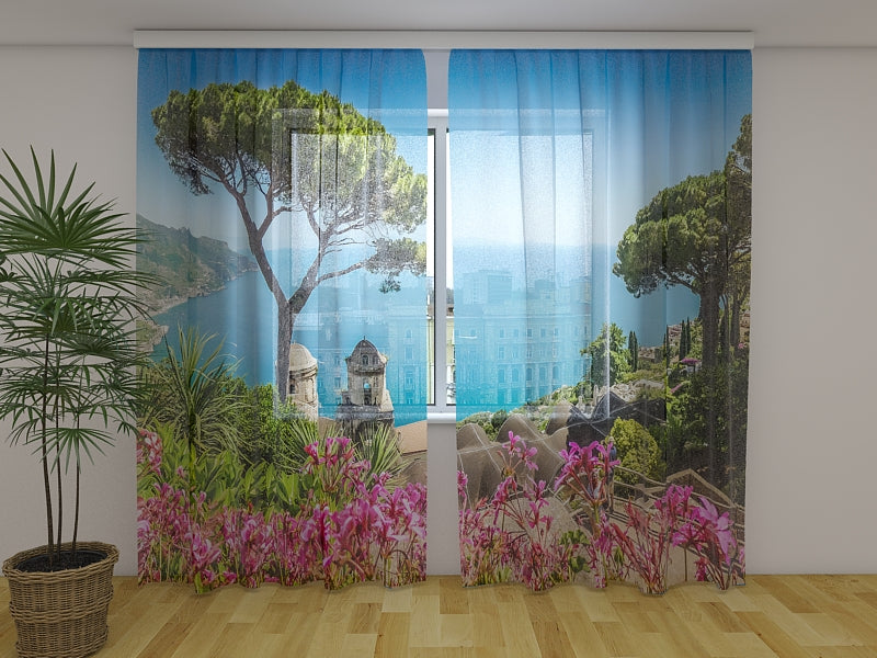 Photo Curtain Rufolo Gardens in Amalfi Coast