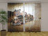 Photo Curtain Vintage Train