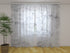 Photo Curtain White Dahlias