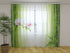 Photo Curtain White Orchid with Fresh Bamboo