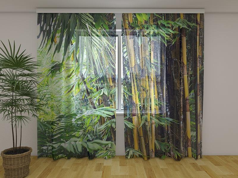 Photo Curtain Bamboo Jungles of the Philippines