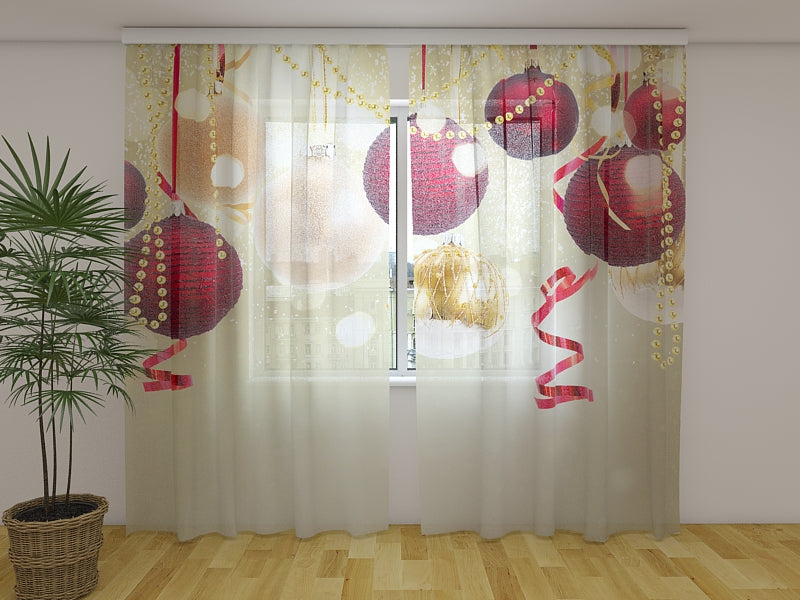 Photo Curtain Christmas Glow