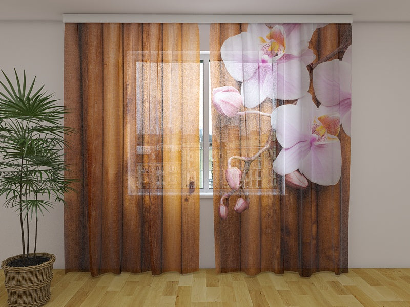 Photo Curtain Dry Bamboo