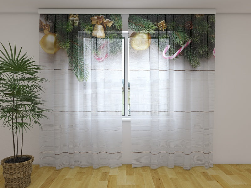 Photo Curtain Golden Bell