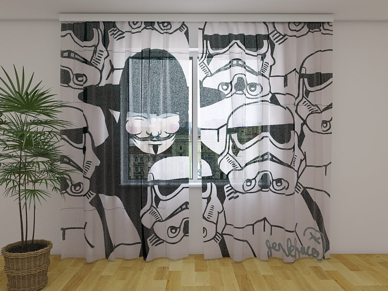 Foto Cortina Graffiti en Nueva York