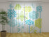 Photo Curtain Graphic Flowers