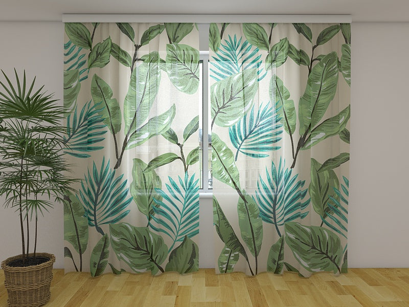 Foto Cortina Hojas Verdes 2